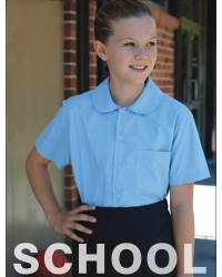 Peter Pan Collar S/S School Shirt, Girls